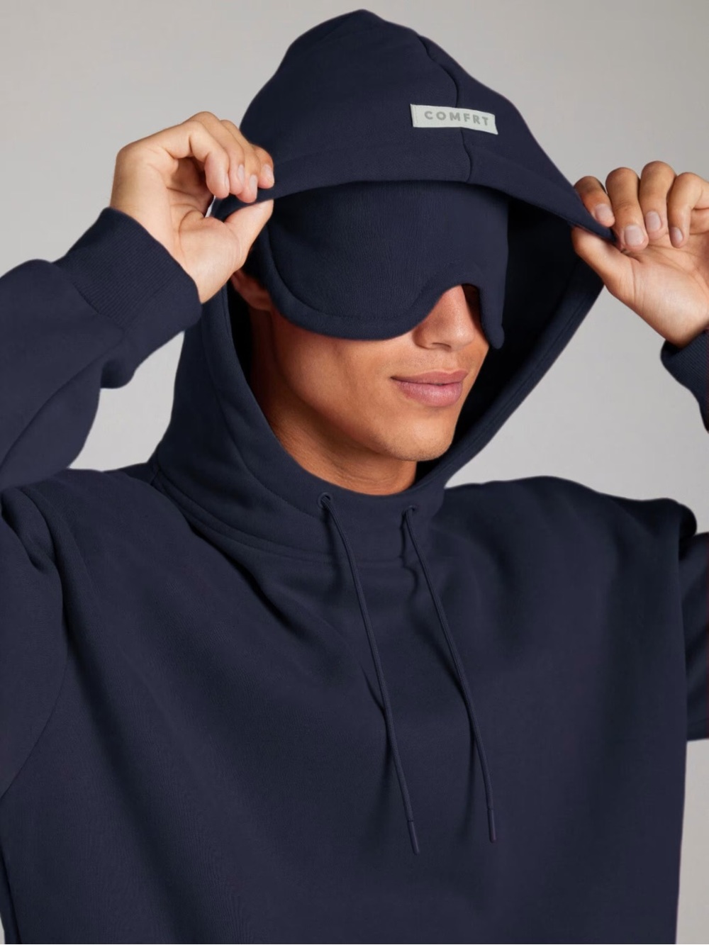 Comfrt DND Airplane Mode Hoodie in Navy